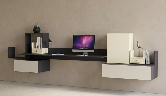 Навесной письменный стол Прима 21 BMS