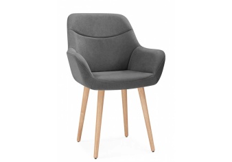 Деревянный стул Флюид 360 крутящийся для кухни