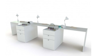 Маникюрный стол Оливия BMS по индивидуальному размеру