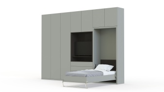 Шкаф-кровать трансформер Марио 38 BMS