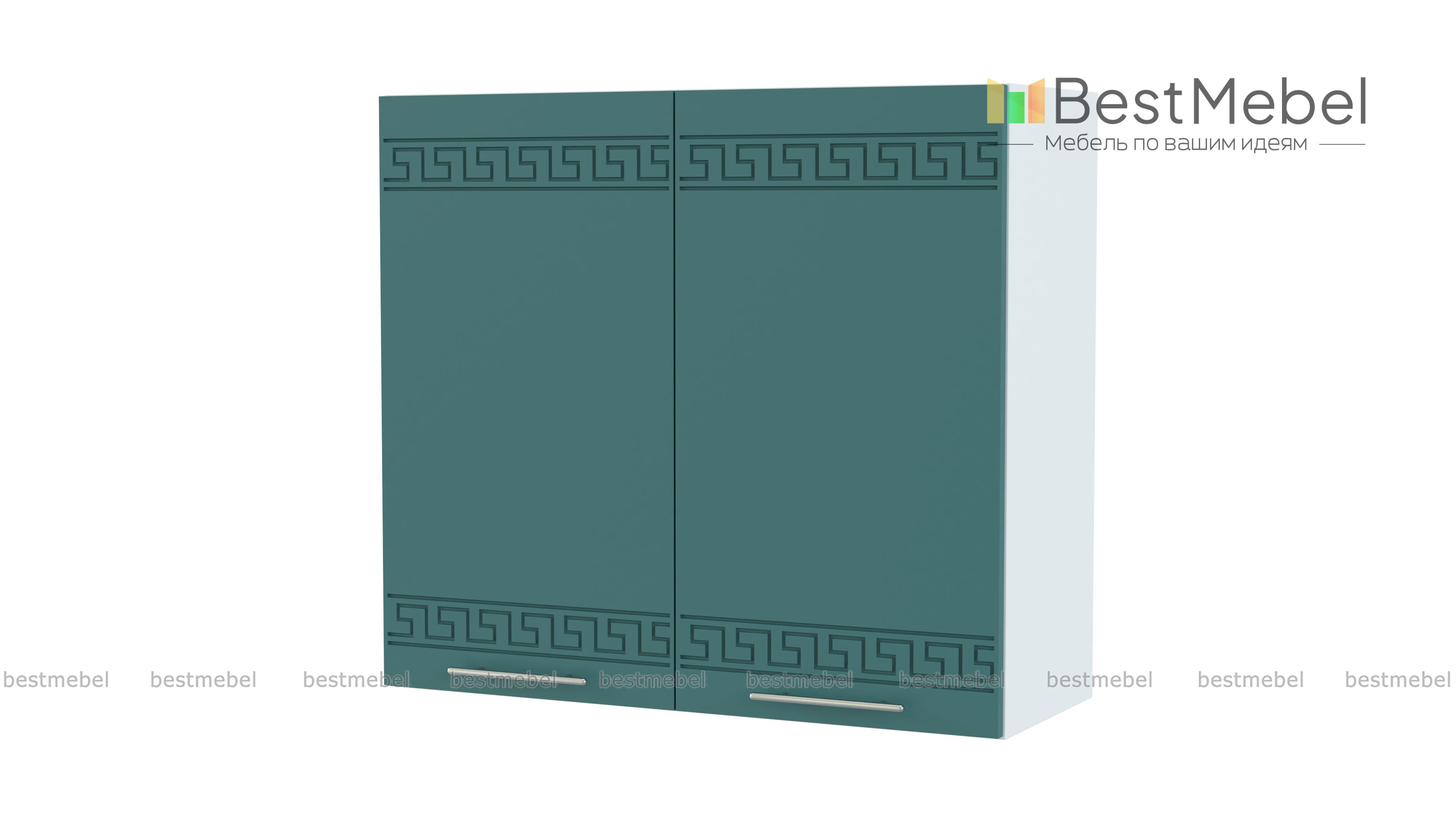 Шкаф навесной 2 двери Греция BMS - Фото