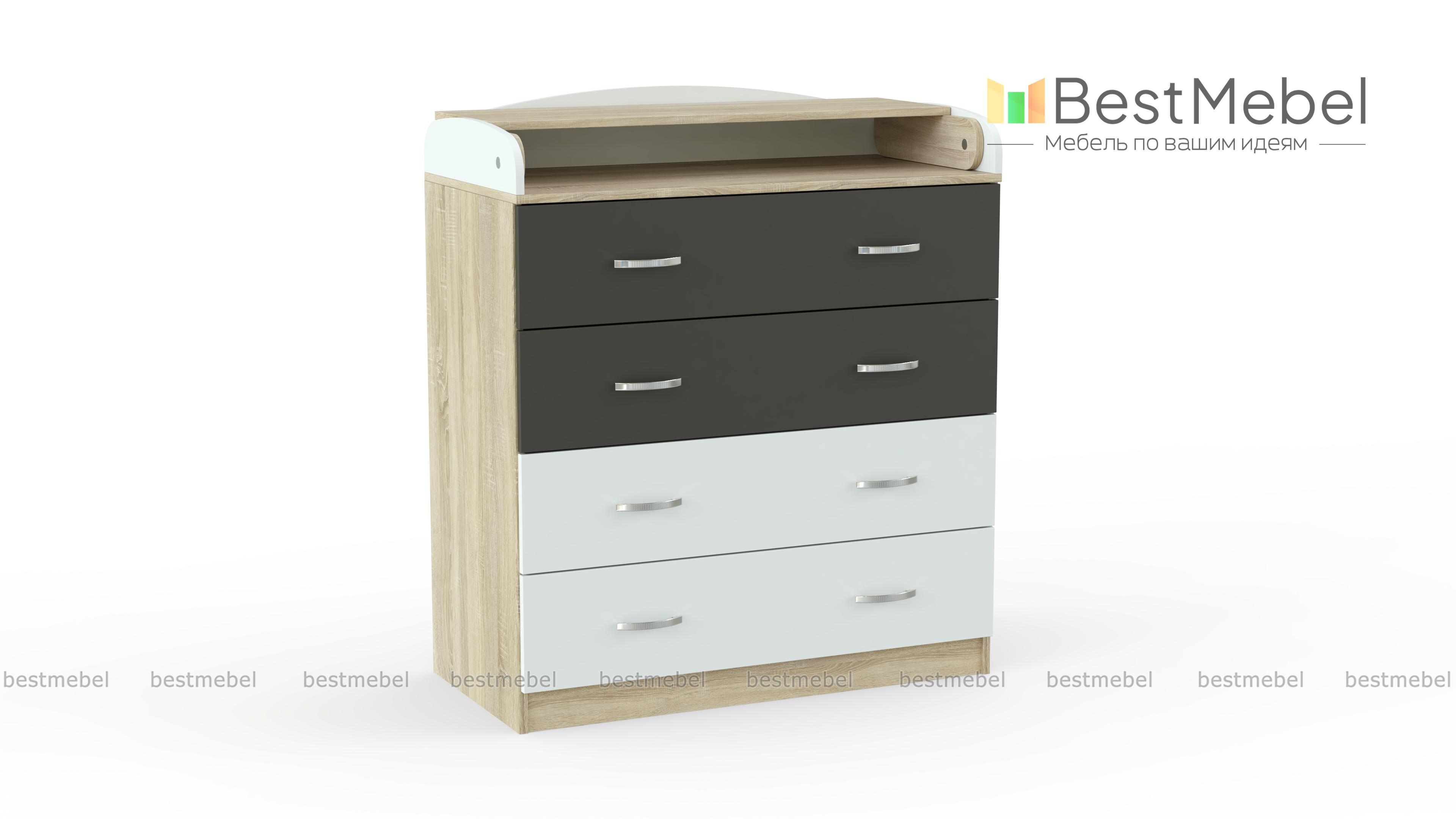 Комод пеленальный Ника Нео 1 BMS - Фото