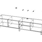 Тумба под ТВ Патрис 23 BMS (1900х460х400)