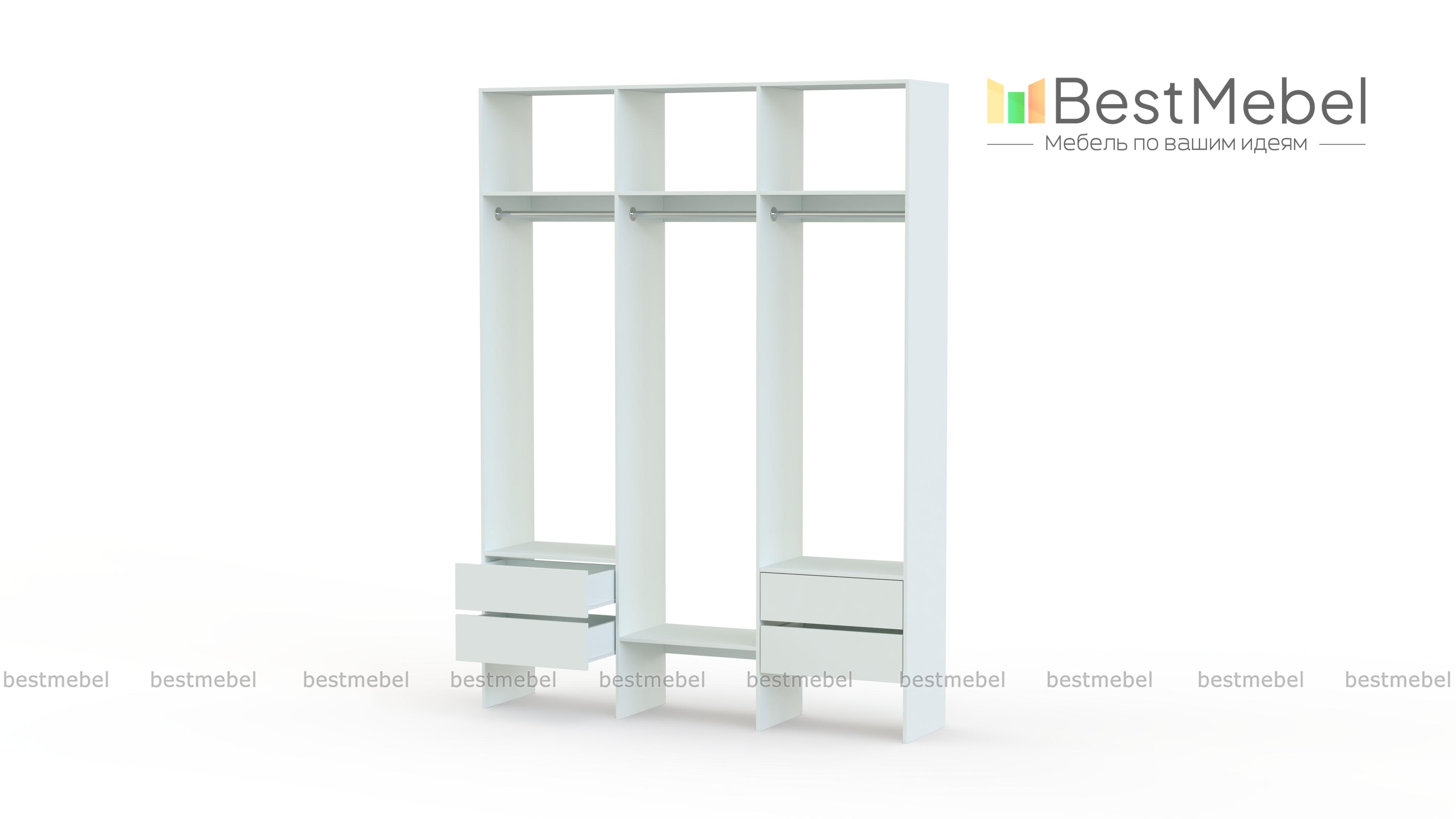 Стеллаж для одежды Мирта 58 BMS - Фото