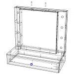 Схема сборки Туалетный стол Париж 12 BMS
