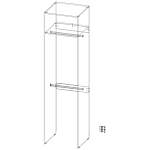 Стеллаж для одежды Мирта 30 BMS