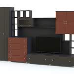 Гостиная Хай-Тэк-19 Набор 7 BMS - Фото 1