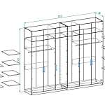 Шкаф распашной Остин Лео 11 BMS