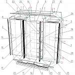 Чертеж Шкаф-купе Светлана 18 BMS