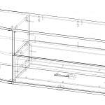 Чертеж Тумба ТВ 10 BMS