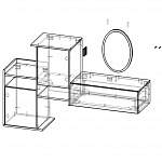 Схема сборки Туалетный стол Ника 13 BMS