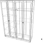 Схема сборки Распашной шкаф Соната BMS