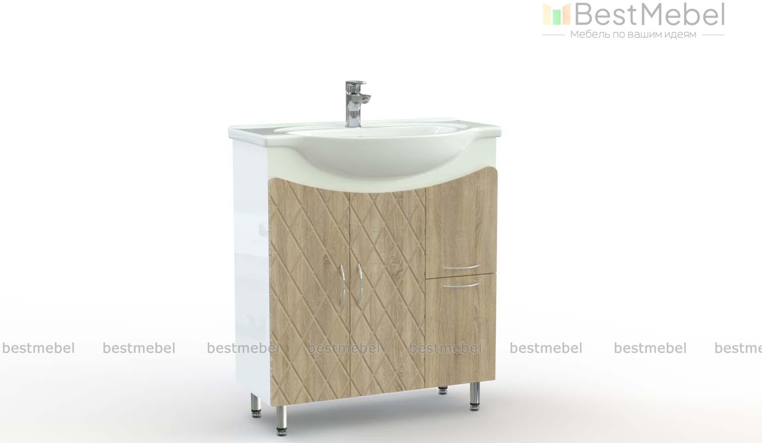 Тумба для ванной комнаты Нео 1 - 15500 руб в Ижевске с бесплатной  доставкой, любой цвет и размер