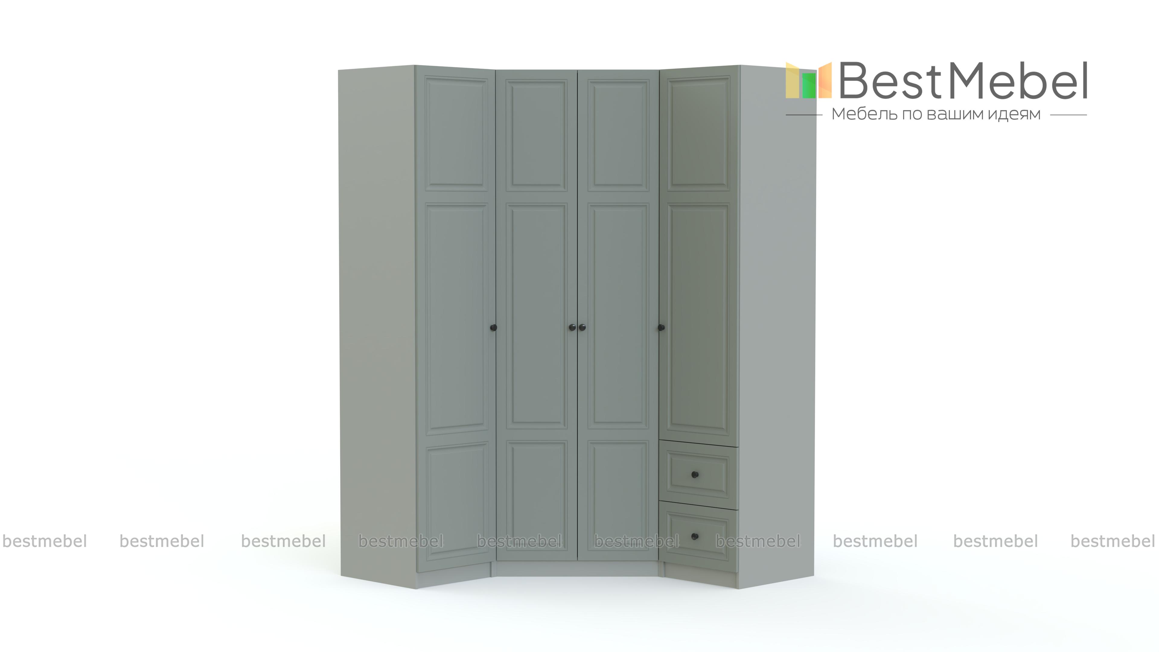 Шкаф угловой Франк 8 BMS - Фото