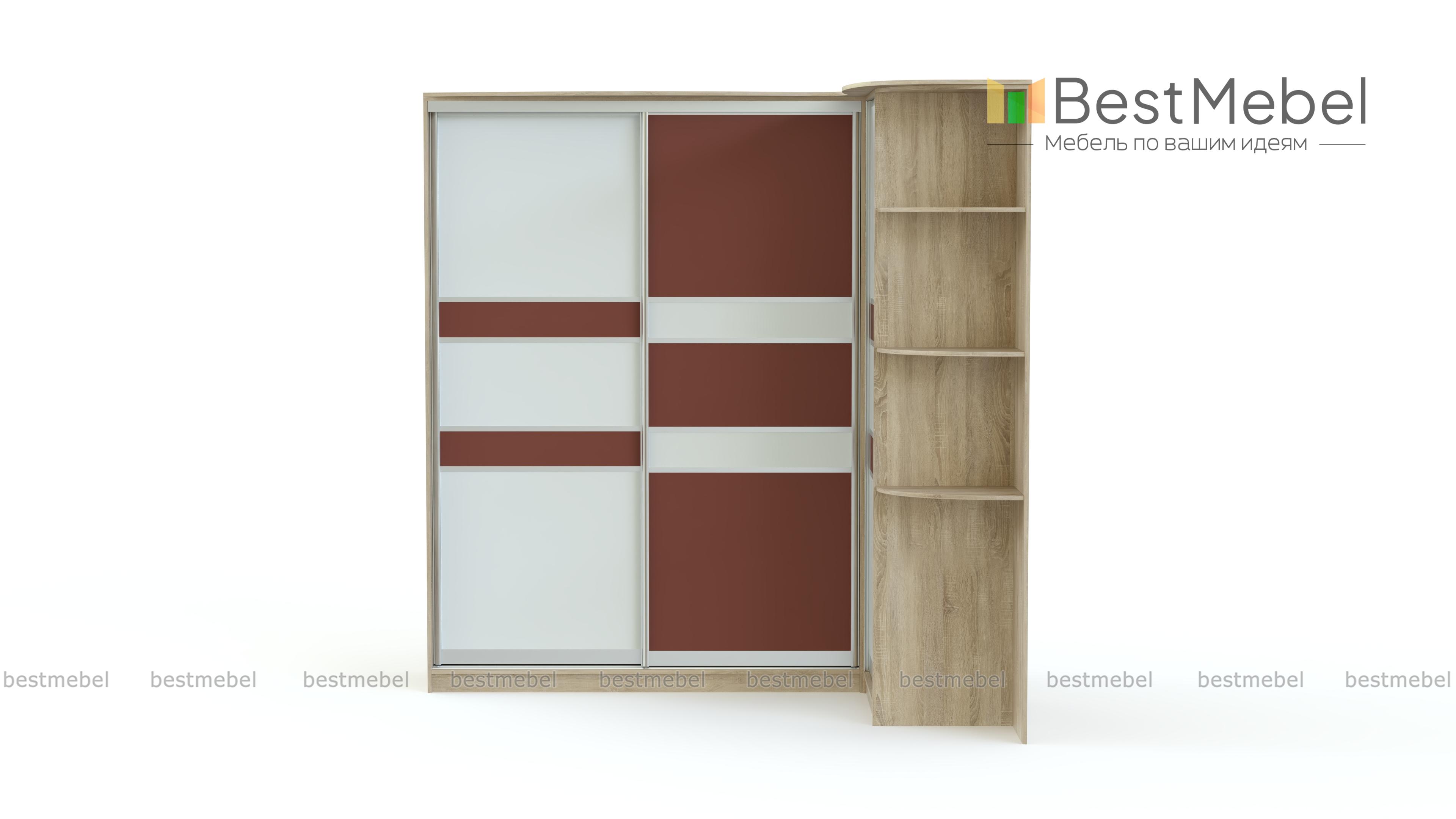 Угловой шкаф Композиция 91 BMS - Фото