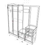 Прихожая Надин BMS