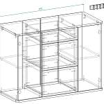 Схема сборки Комод Ланда 15 BMS