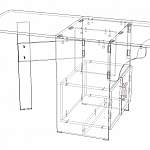Схема сборки Стол-тумба Бург СТ 2 BMS