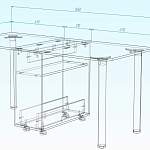 Стол Дублин 4061 BMS