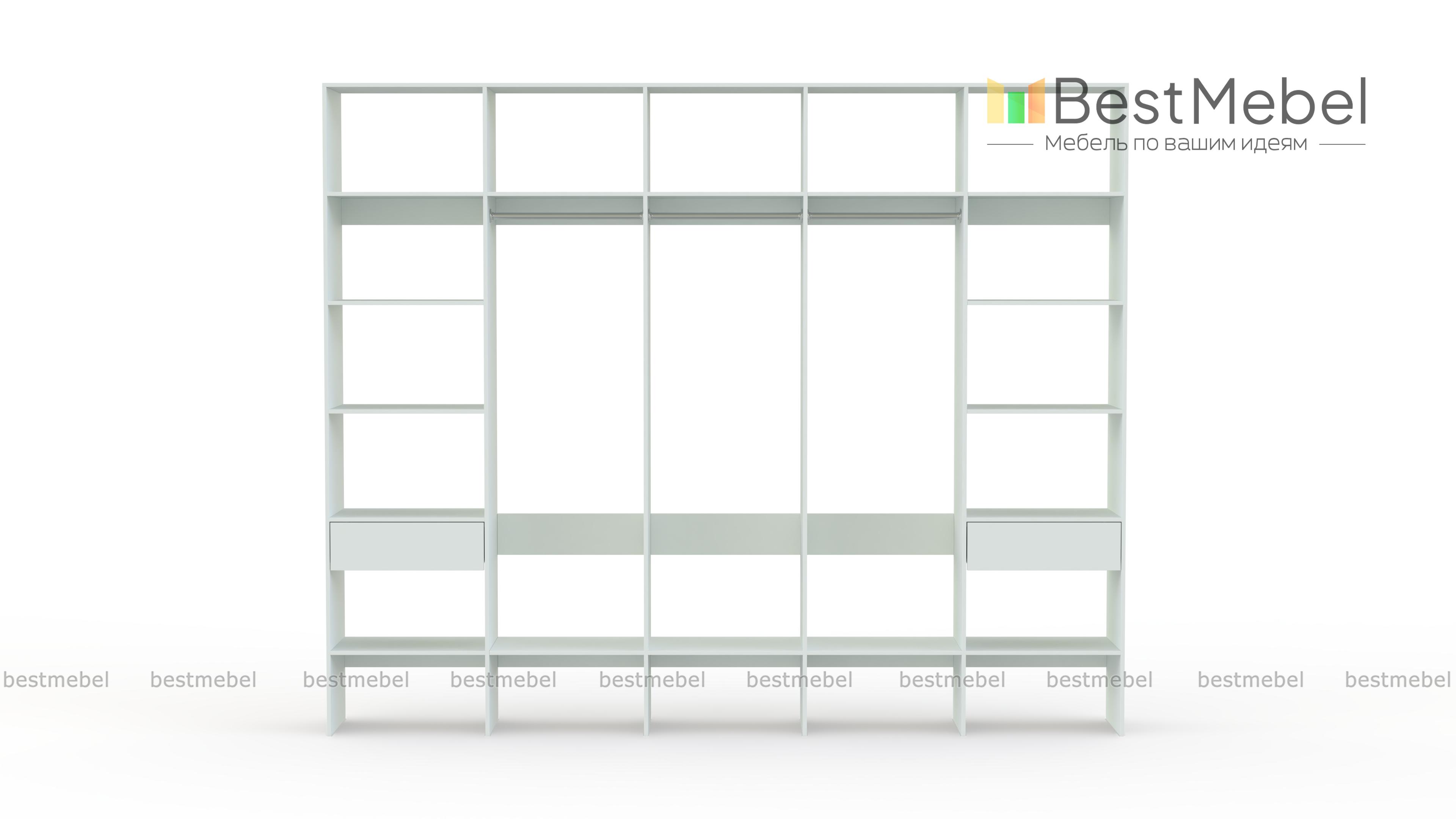 Стеллаж для одежды Мирта 69 BMS - Фото