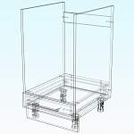 Шкаф нижний под духовку Лайт BMS