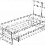 Схема сборки Кровать Нина 9 BMS