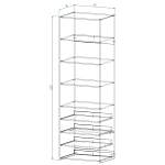 Стеллаж для одежды Мирта 74 BMS