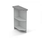 Шкаф нижний открытый торцевой скошенный Агава BMS - Фото 10