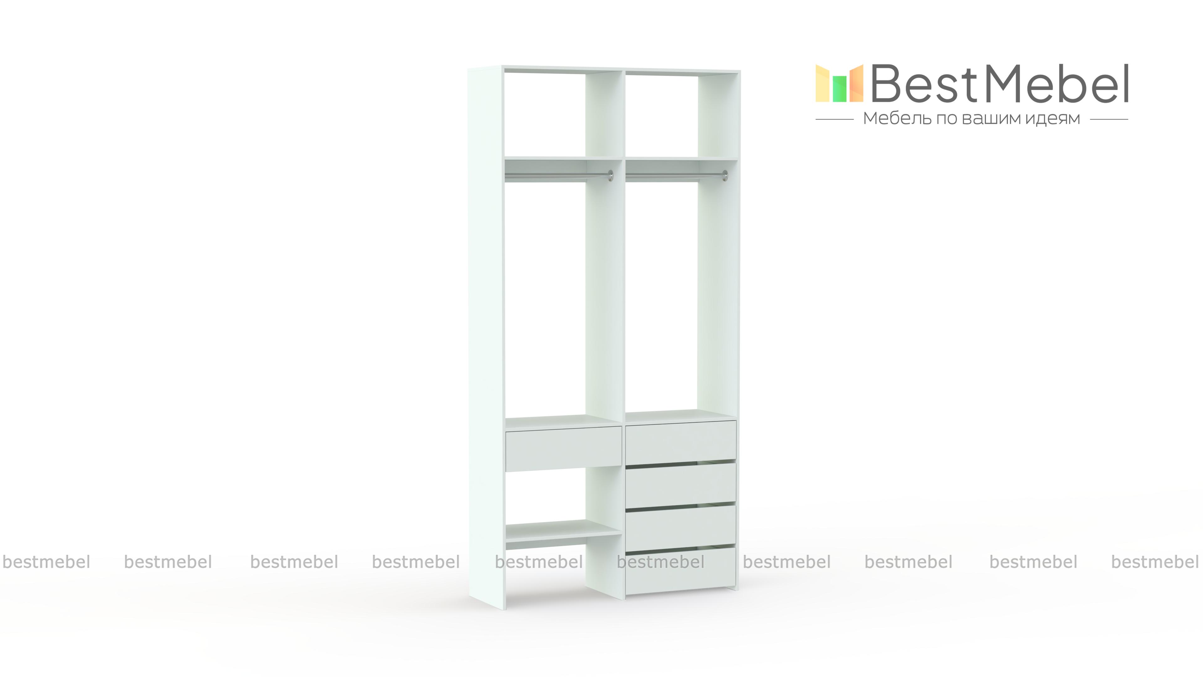 Стеллаж для одежды Мирта 46 BMS - Фото