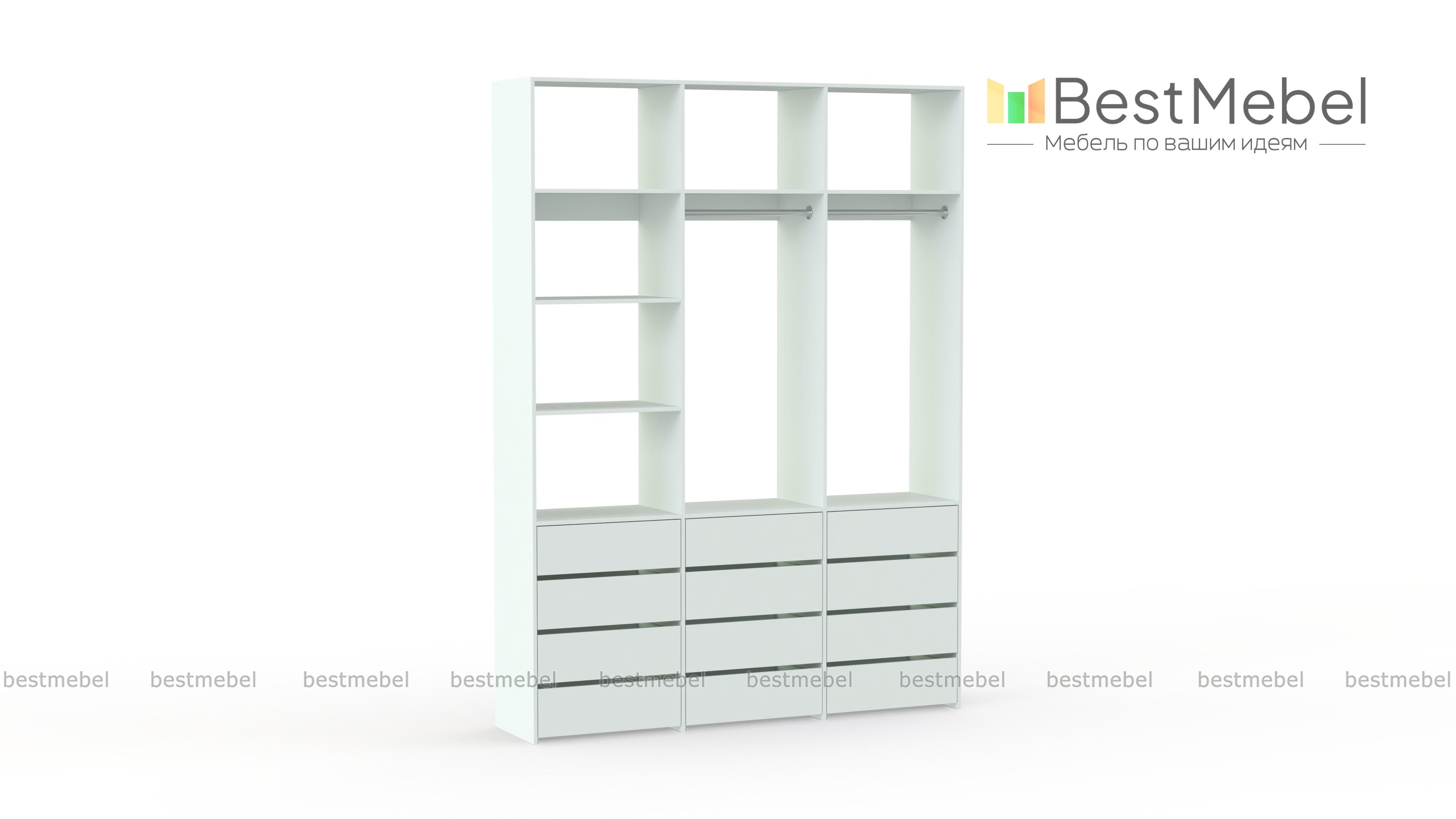 Стеллаж для одежды Мирта 48 BMS - Фото