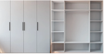 Распашной шкаф Вилета 4 (1800*2400*500) (1800х2400х500)