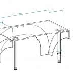 Чертеж Геймерский стол Таун 11 BMS