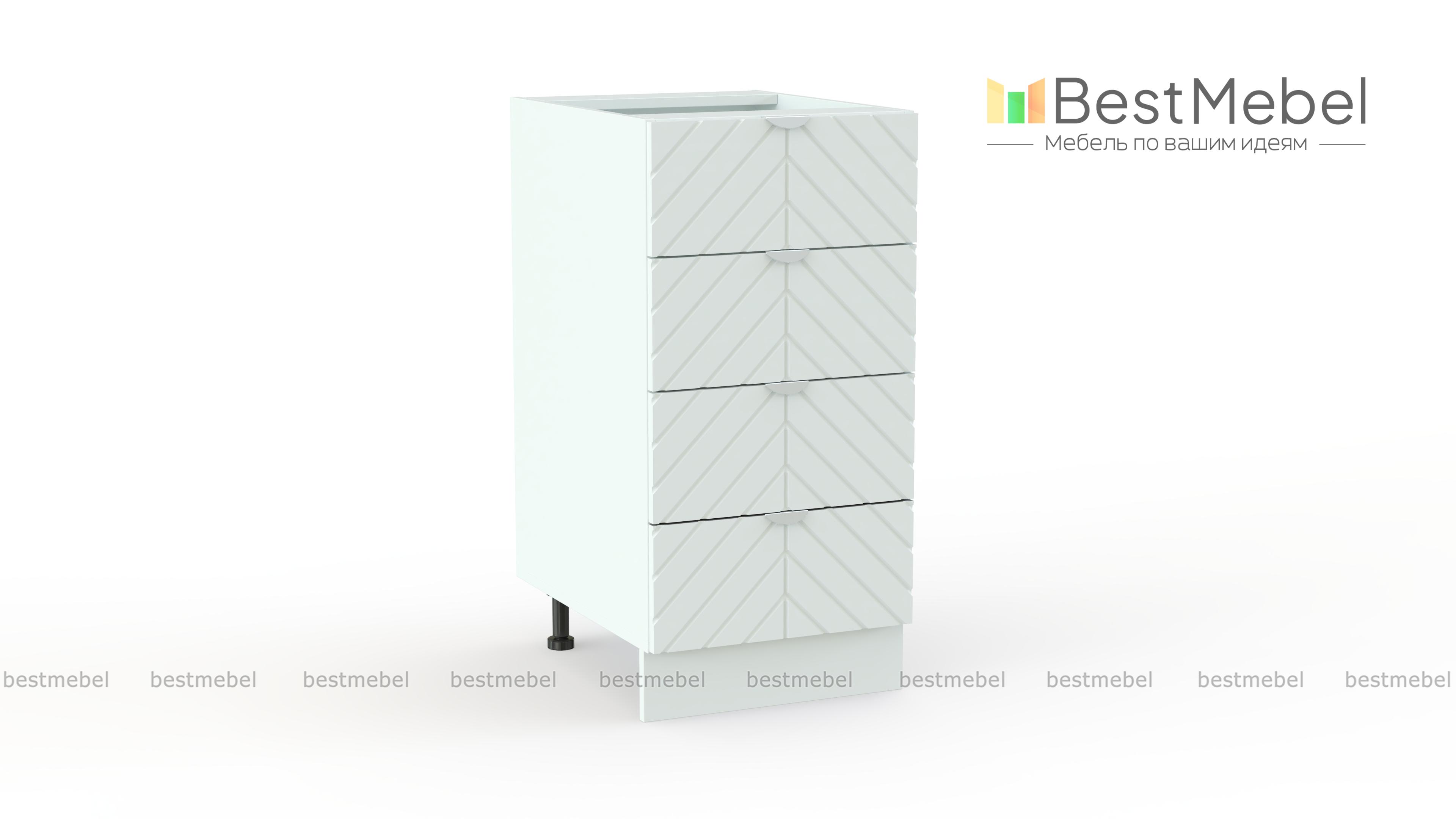 Шкаф нижний с 4-мя ящиками Анаис BMS - Фото