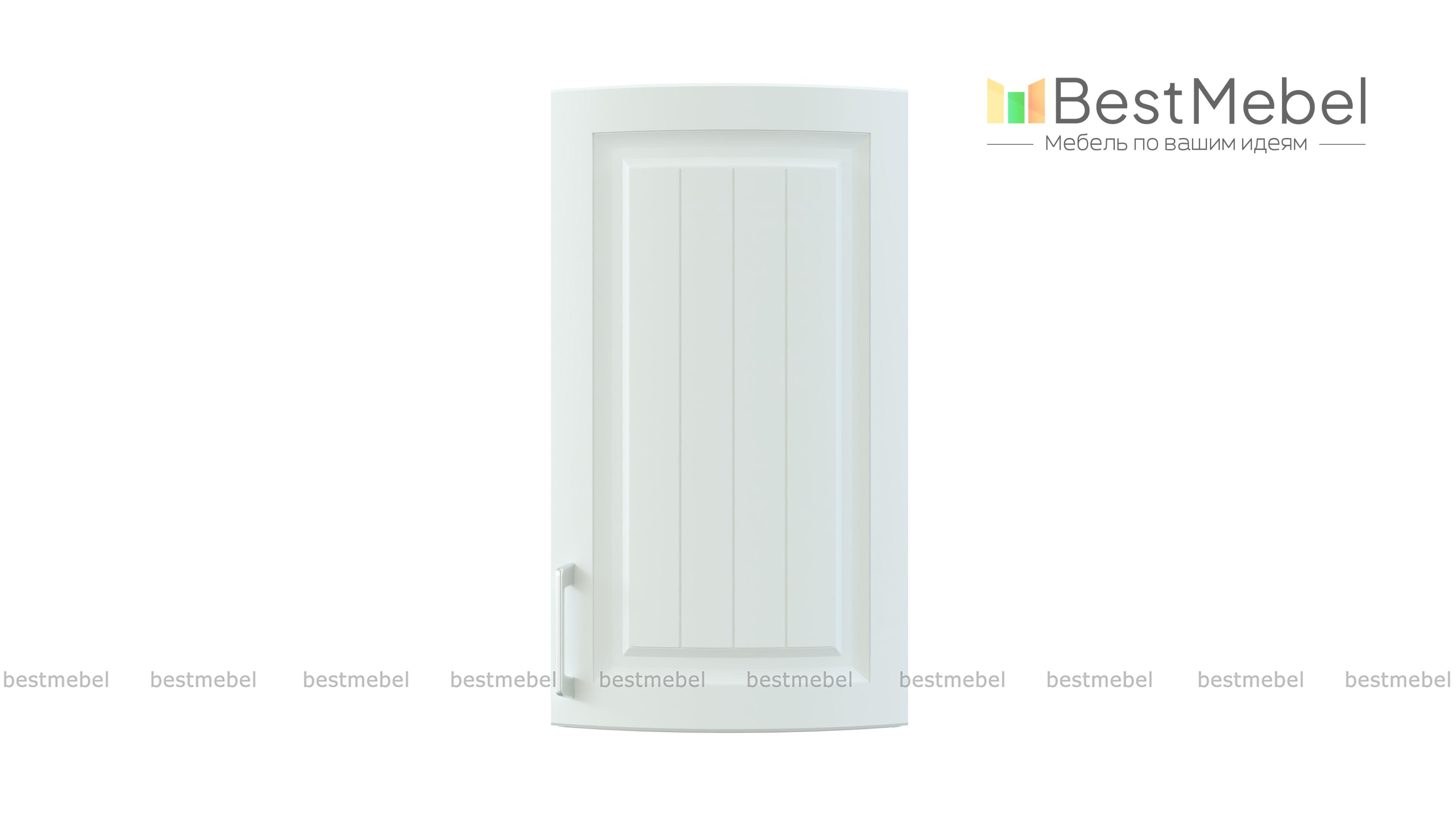 Шкаф верхний торцевой радиусный Европа BMS - Фото