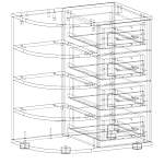 Схема сборки Тумба Одиссей 13 BMS