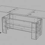 Схема сборки Стол журнальный Эвви 4 BMS