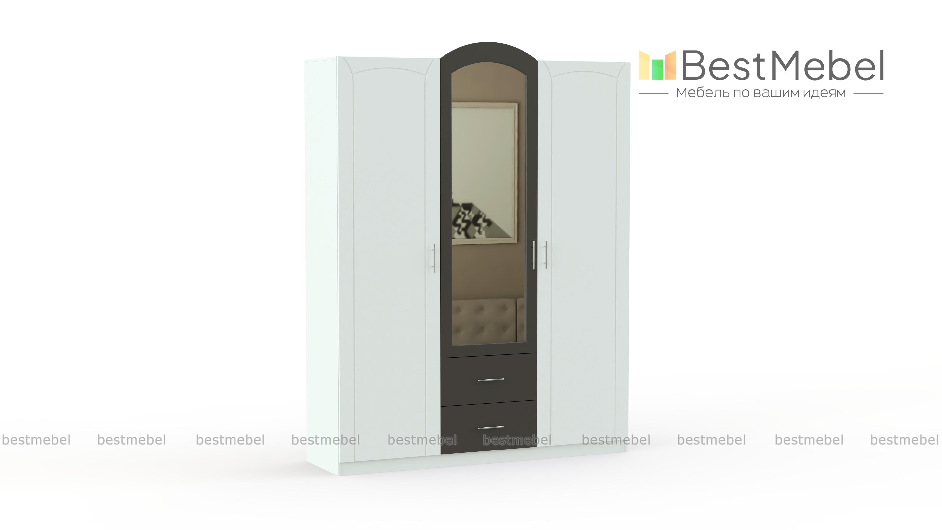 Распашной шкаф Марта 01 BMS - Фото