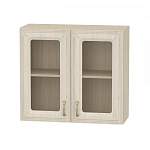 Шкаф навесной 2 двери со стеклом Ника BMS - Фото 10