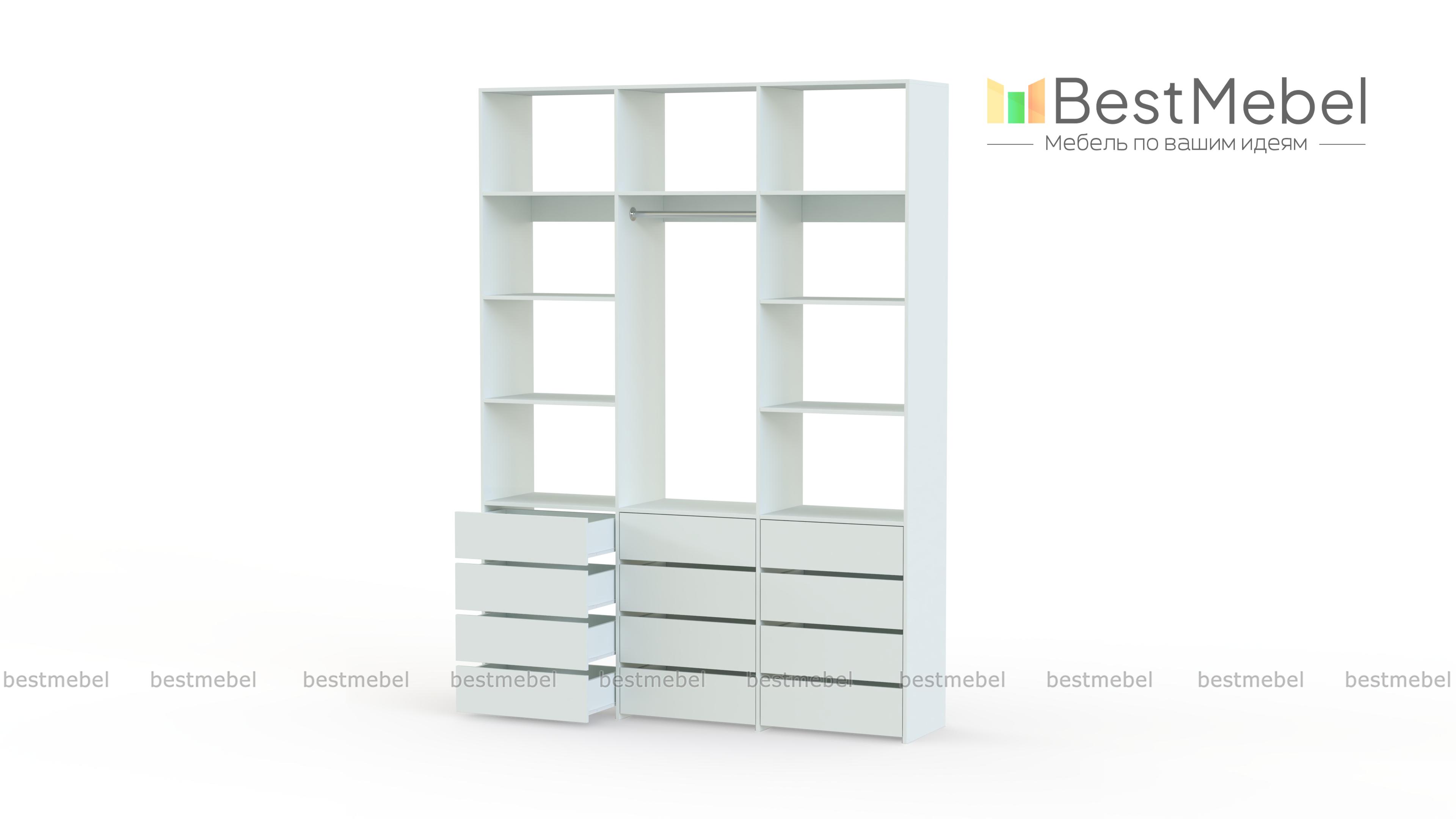 Стеллаж для одежды Мирта 49 BMS - Фото