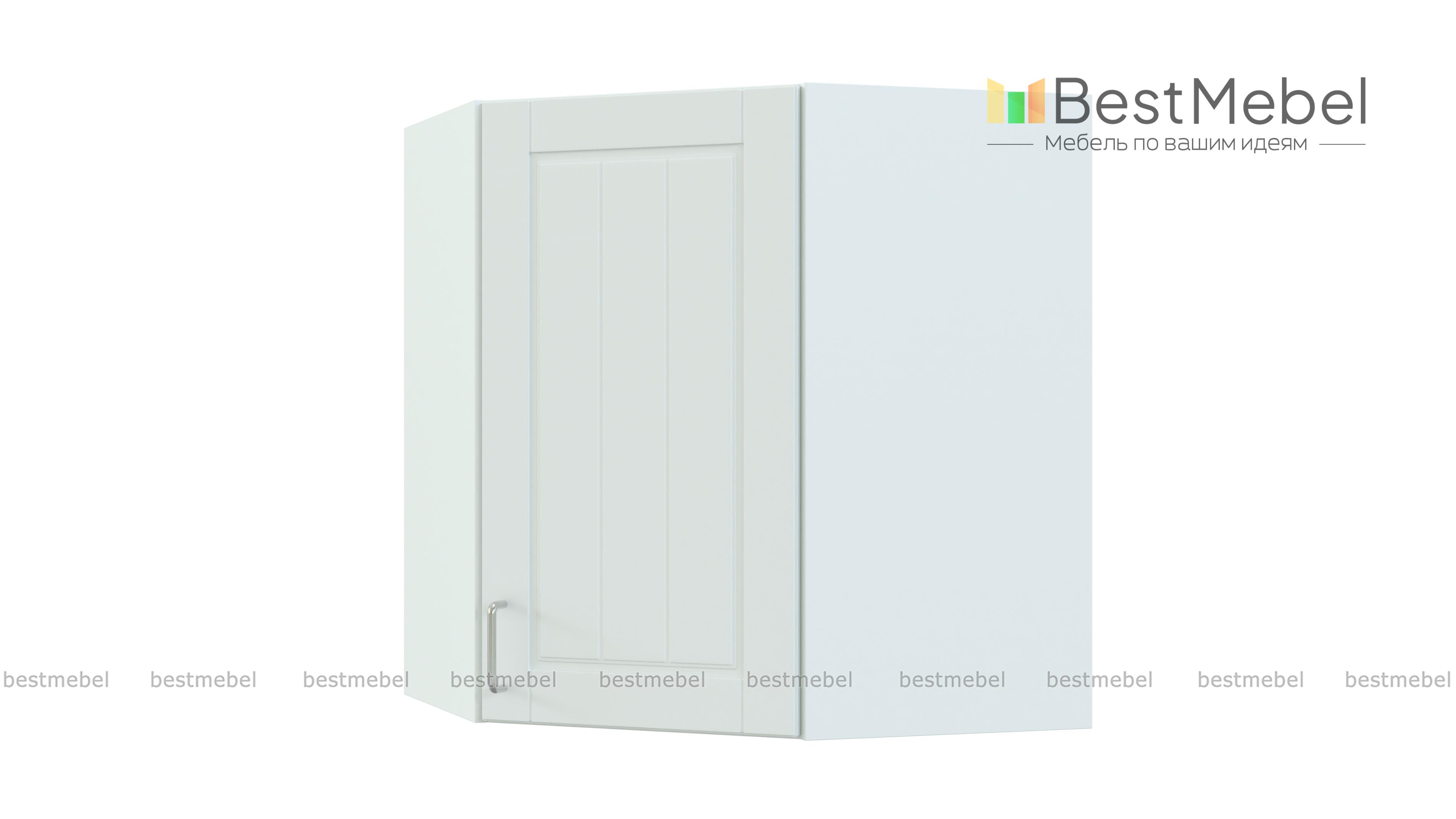 Шкаф навесной угловой Изабелла BMS - Фото