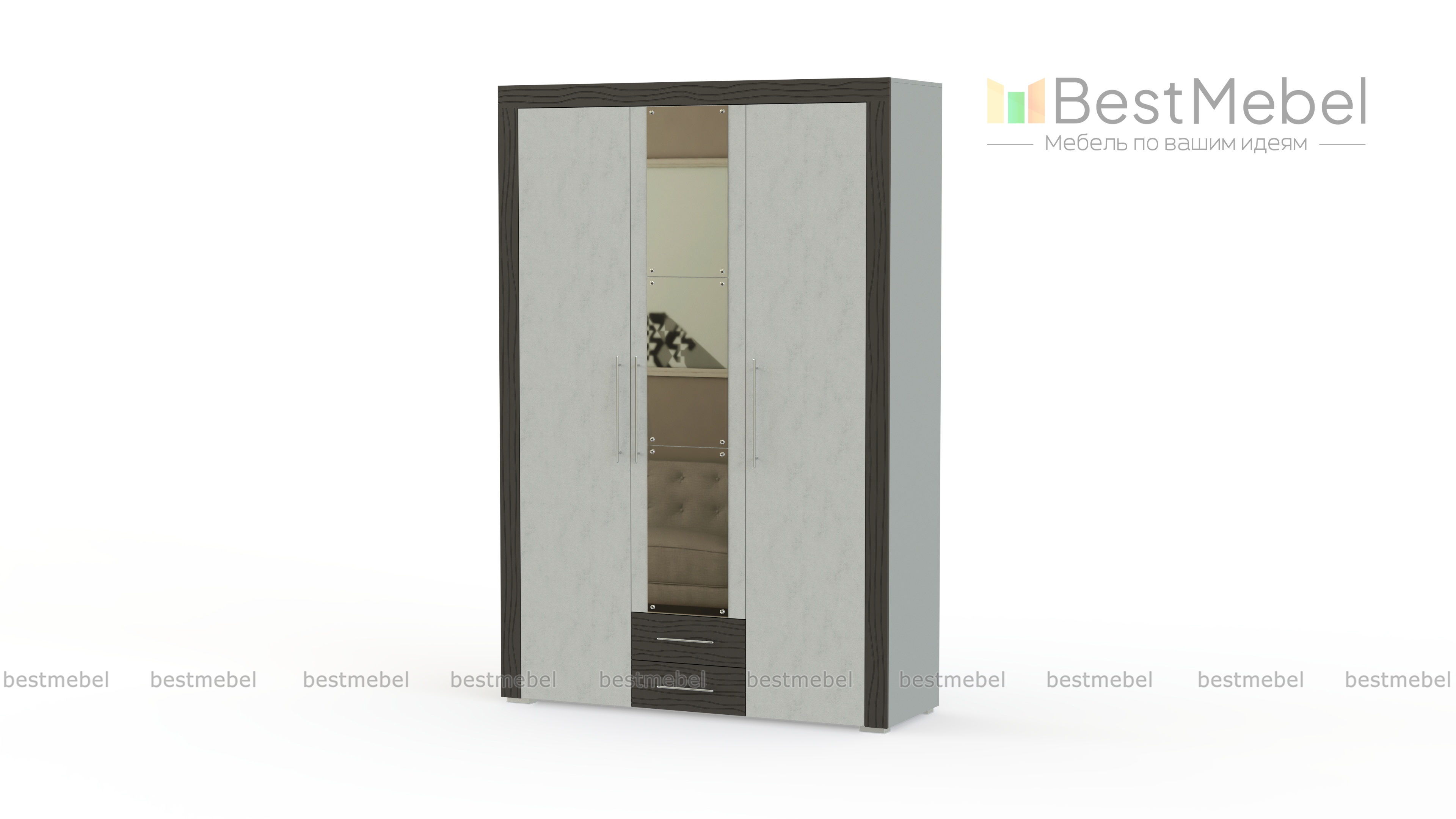 Шкаф распашной Азалия 4-4805 BMS