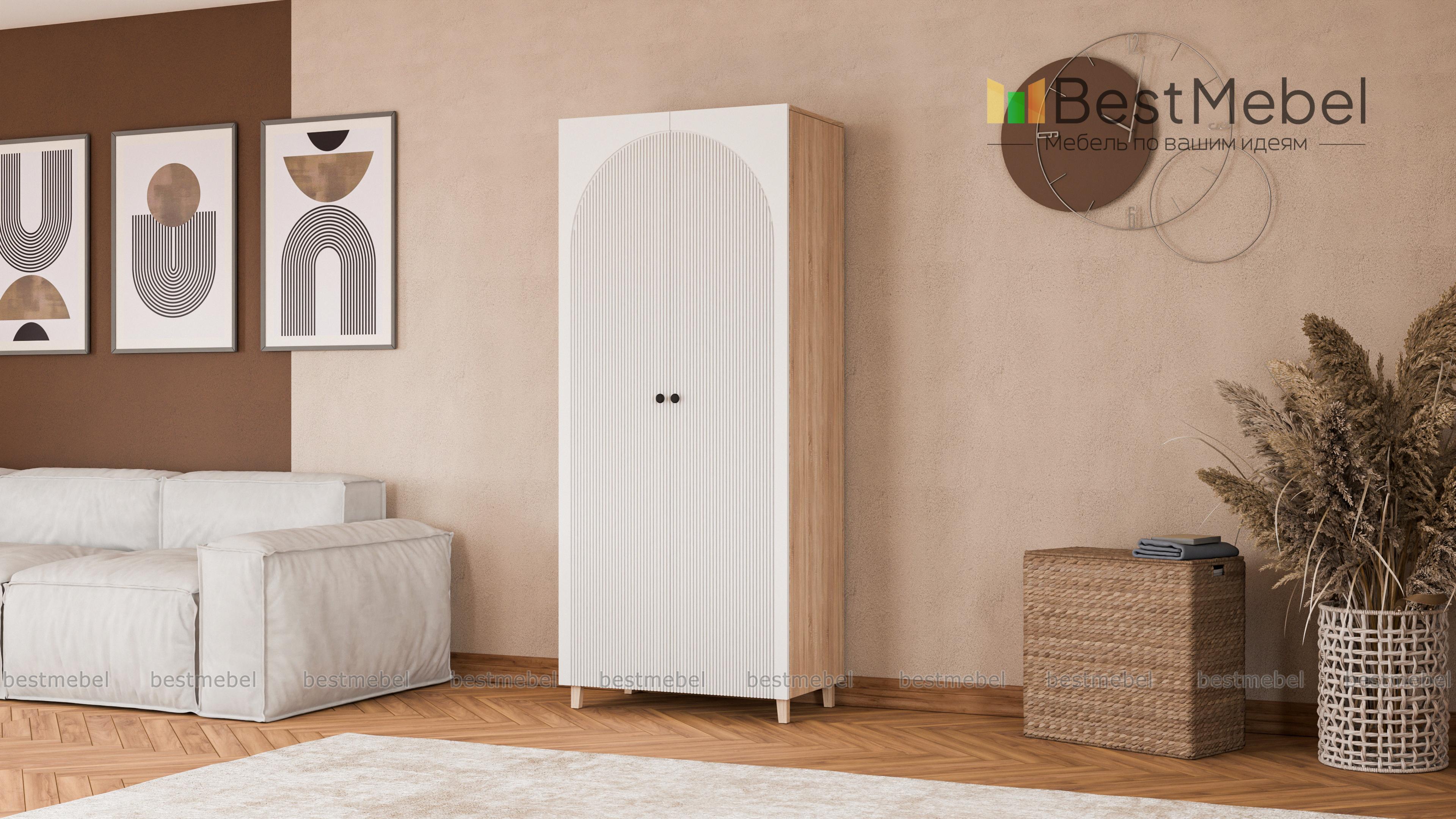 Шкаф распашной Вивьен 4 BMS - Фото