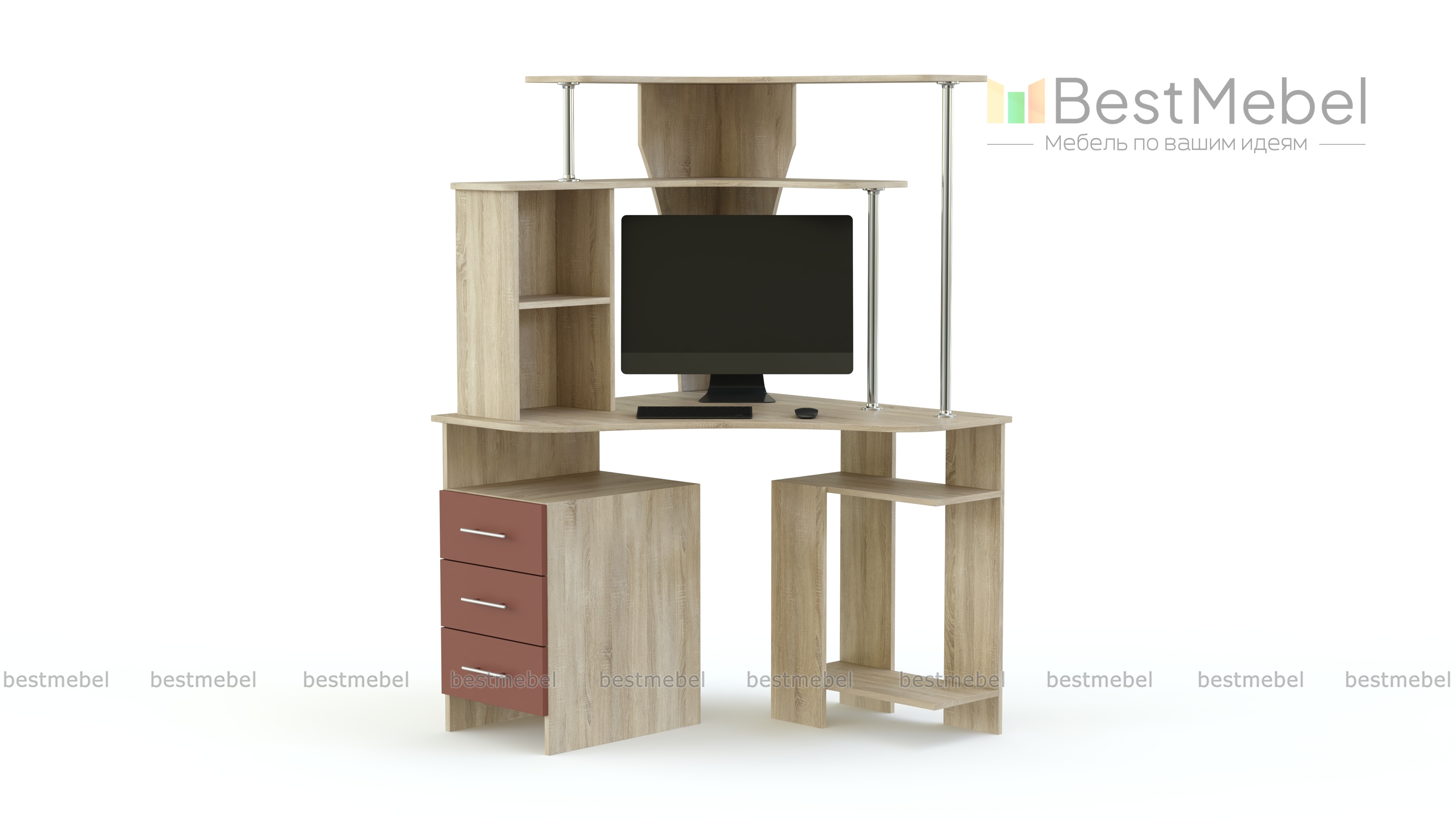 Стол компьютерный МБ-4.1 BMS