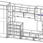 Схема сборки Стенка для гостиной Коста BMS