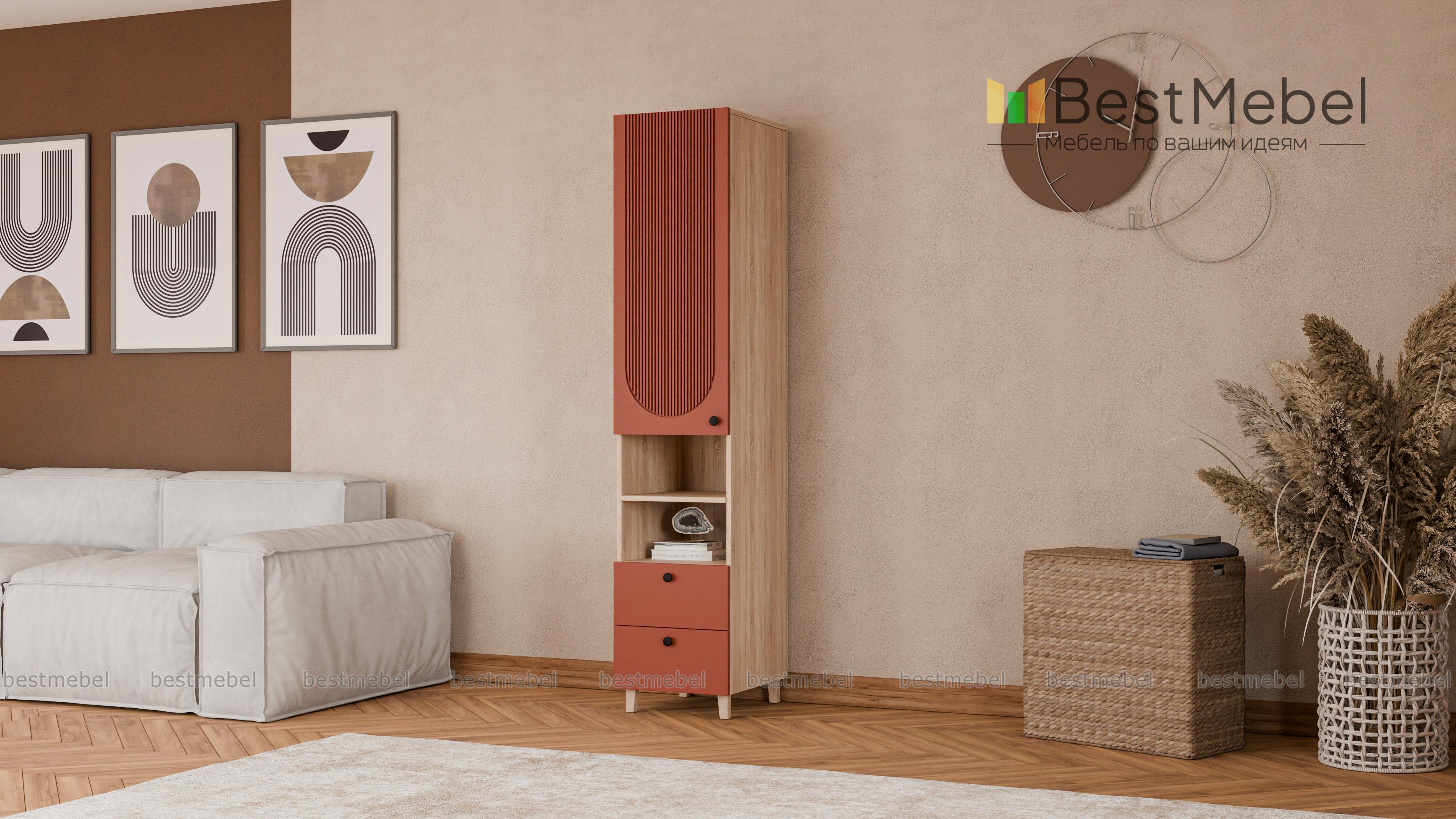 Шкаф-пенал Рене 4 BMS - Фото